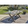 Voir la diapositive 4 : DCB GARDEN Salon de jardin - 6 places - Aluminium - Quartz - FLORIDE