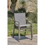 Voir la diapositive 5 : DCB GARDEN Salon de jardin - 6 places - Aluminium - Quartz - FLORIDE