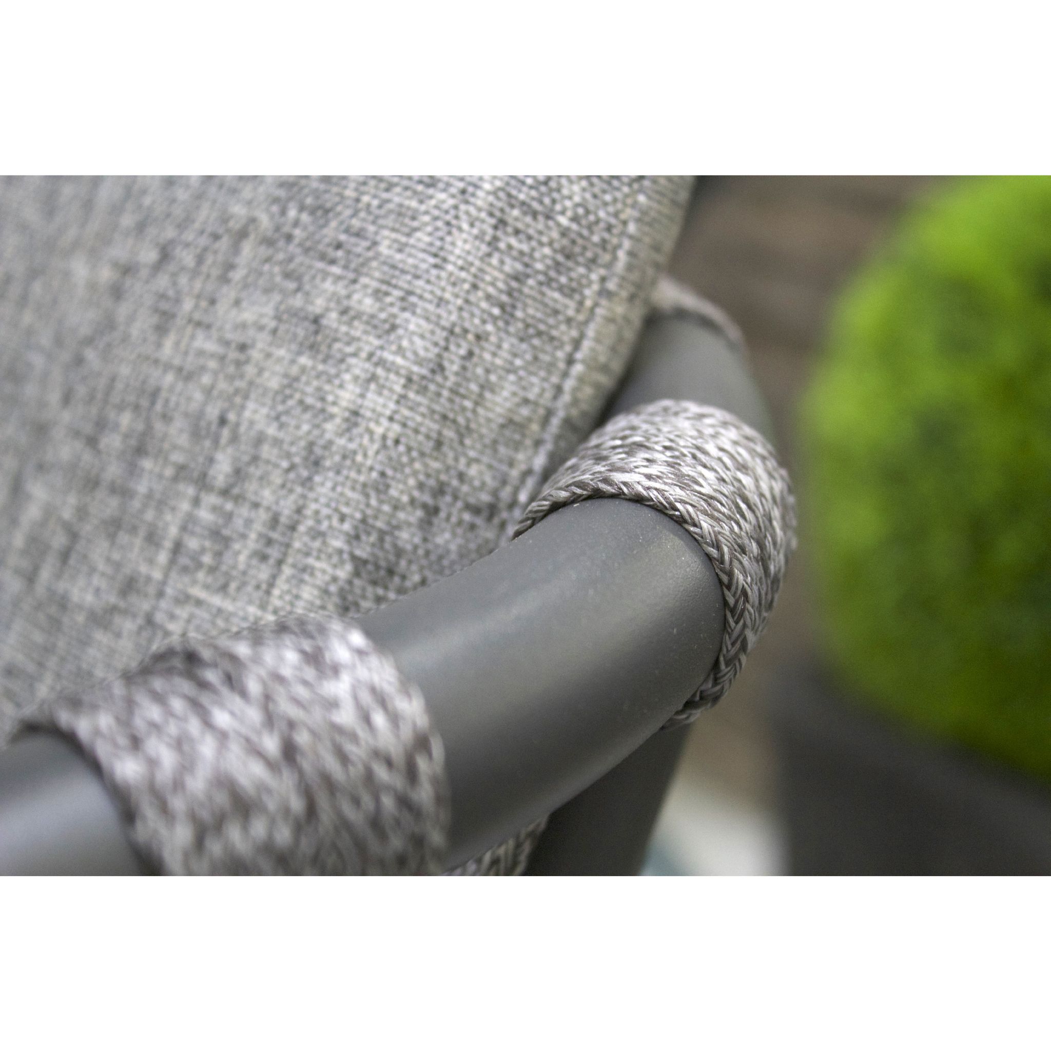 Voir la diapositive 5 : Salon de jardin - 6 places - Aluminium - Anthracite - PILAT