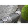Voir la diapositive 5 : Salon de jardin - 6 places - Aluminium - Anthracite - PILAT