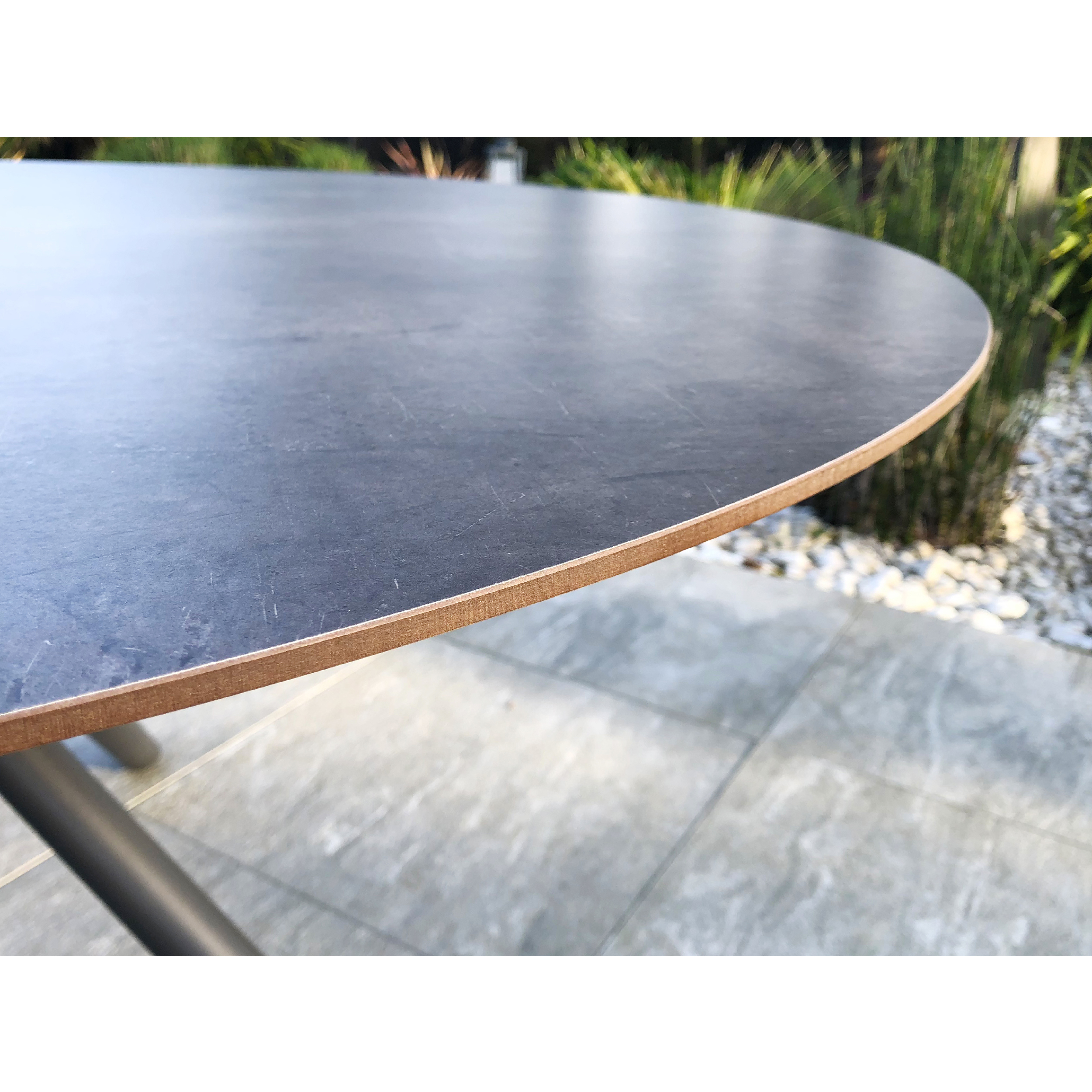 Voir la diapositive 6 : Salon de jardin - 6 places - Aluminium - Anthracite - PILAT
