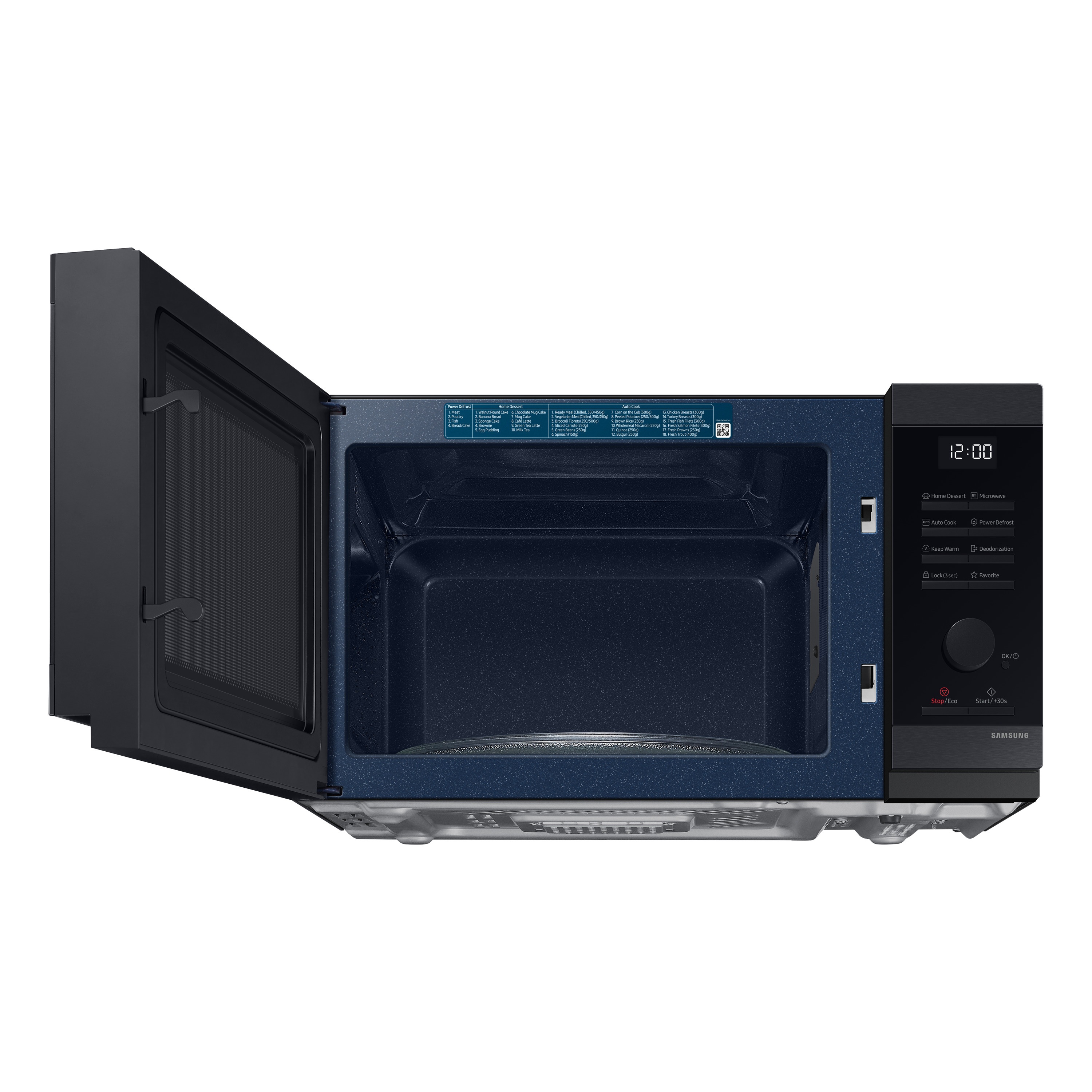 Voir la diapositive 5 : SAMSUNG Micro-ondes monofonction MS32DG4504AGE1 - 1000 W - Capacité 32 L - Noir
