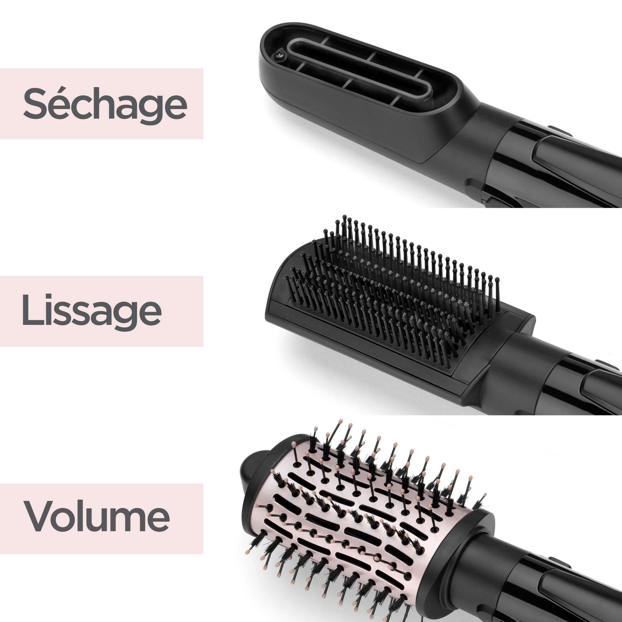 Voir la diapositive 3 : BABYLISS Brosse soufflante AS128E - Noir