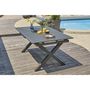 Voir la diapositive 4 : DCB GARDEN Salon de jardin - 6 places - Aluminium - Anthracite - FLORIDE