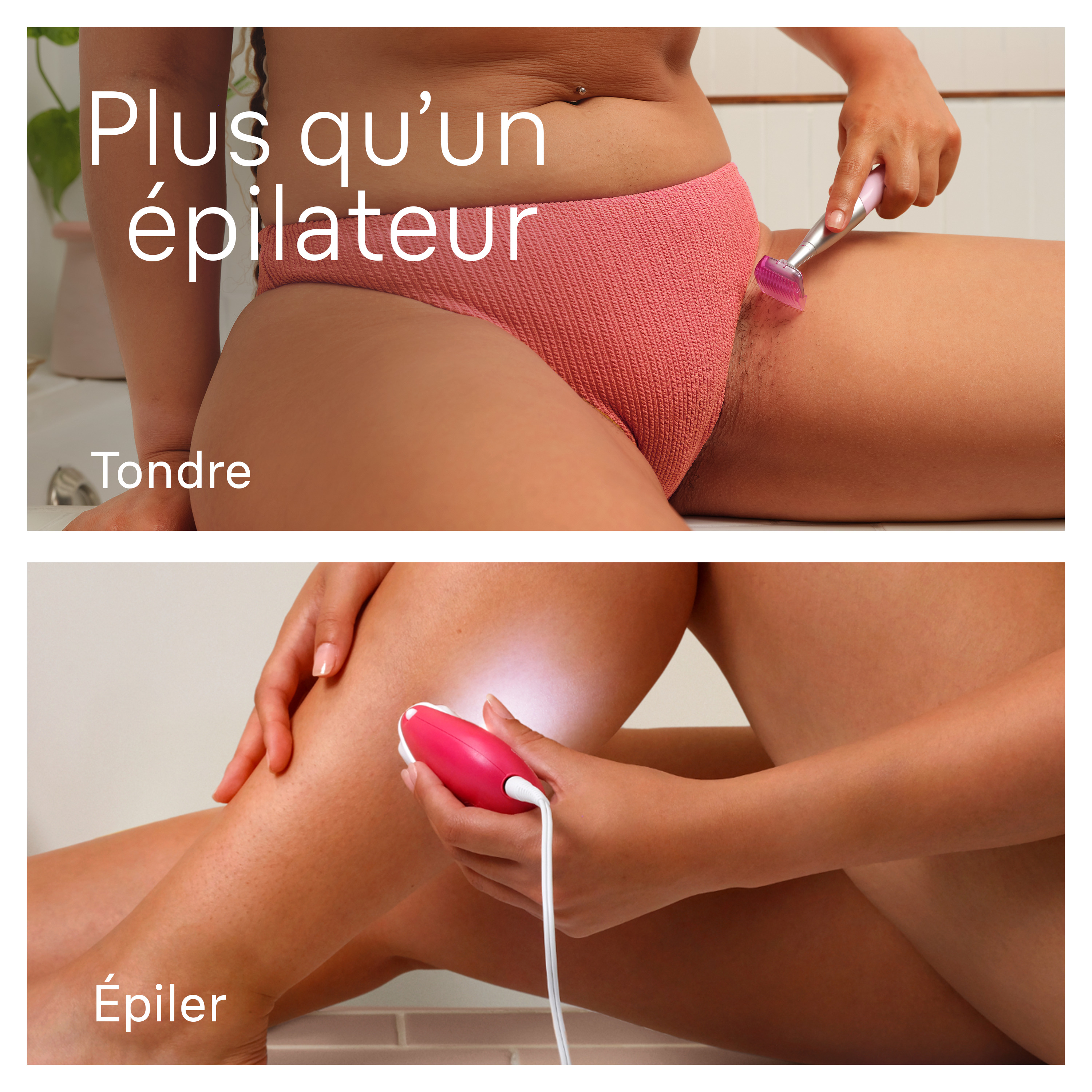 Voir la diapositive 6 : BRAUN Épilateur SE 3-202 - Rose