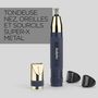 Voir la diapositive 5 : BABYLISS Tondeuse nez oreilles E112E - Bleu