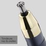 Voir la diapositive 8 : BABYLISS Tondeuse nez oreilles E112E - Bleu