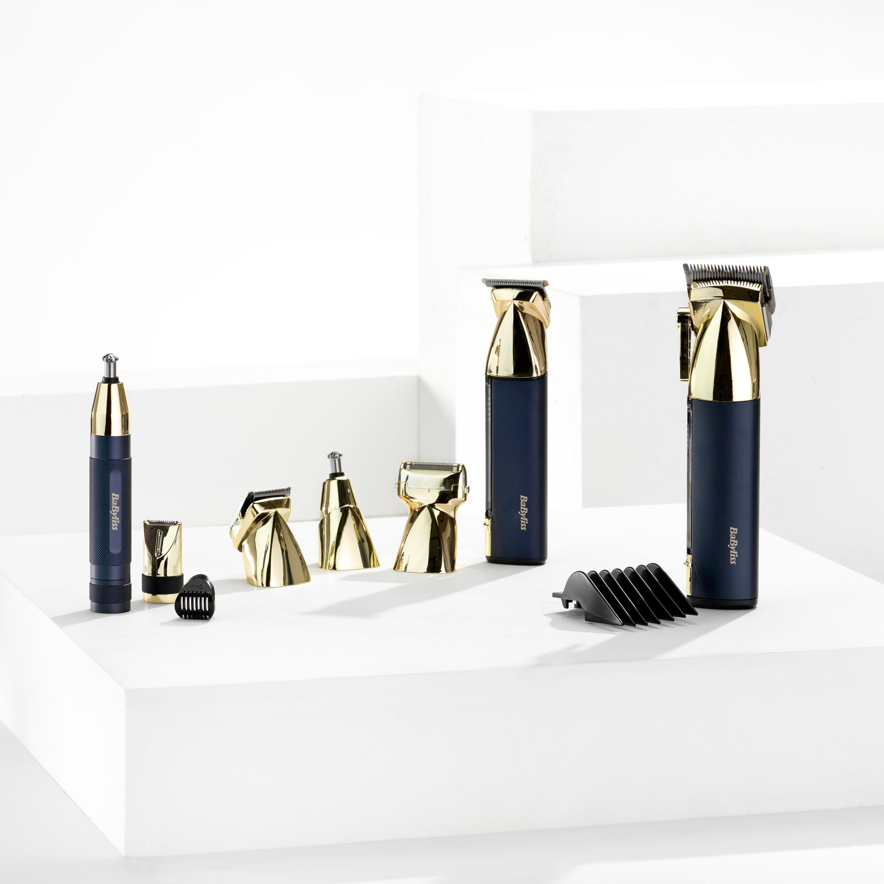 Voir la diapositive 11 : BABYLISS Tondeuse nez oreilles E112E - Bleu