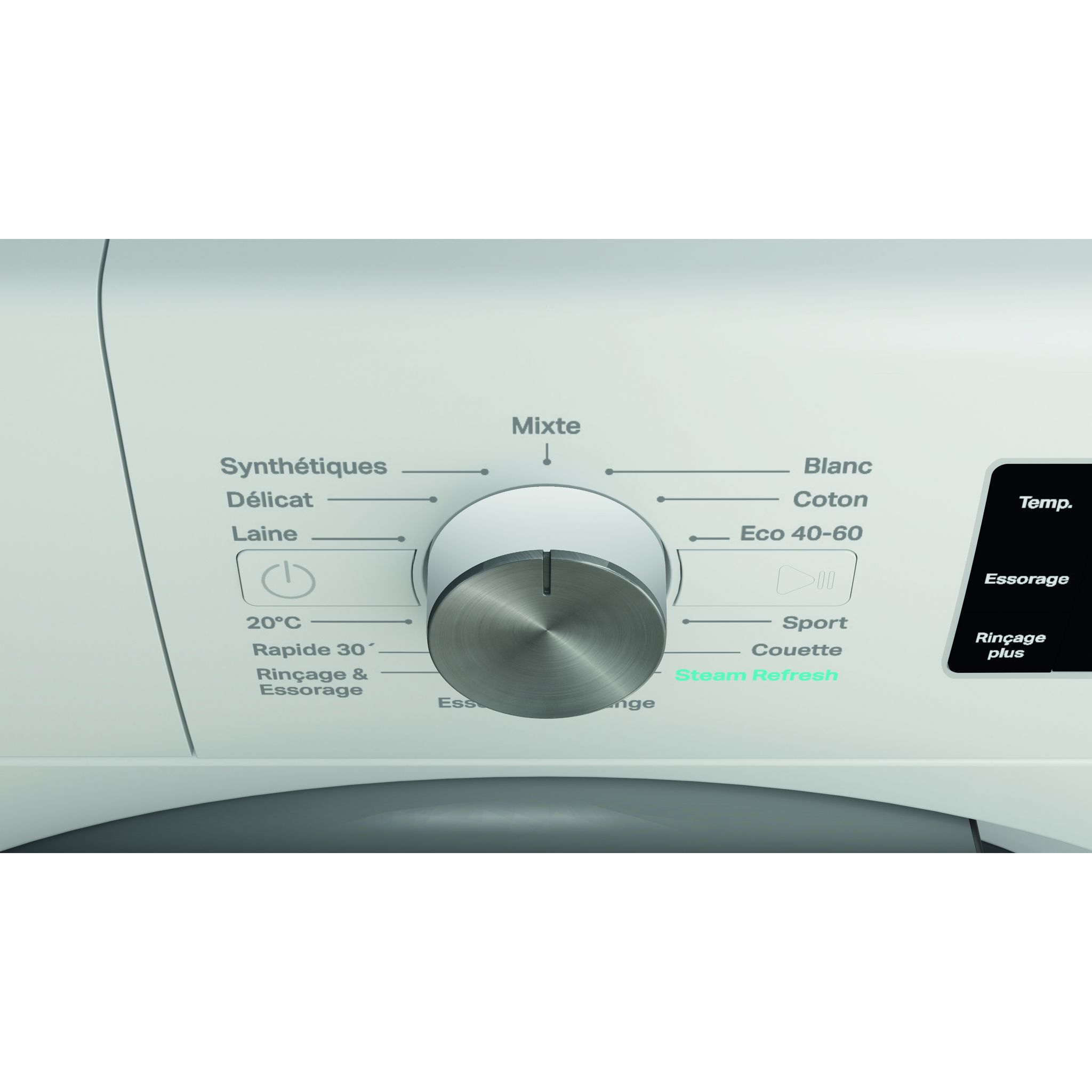 Voir la diapositive 3 : WHIRLPOOL Lave linge hublot à induction FFB10469SVFR, 10 kg, 1400 T/min, A