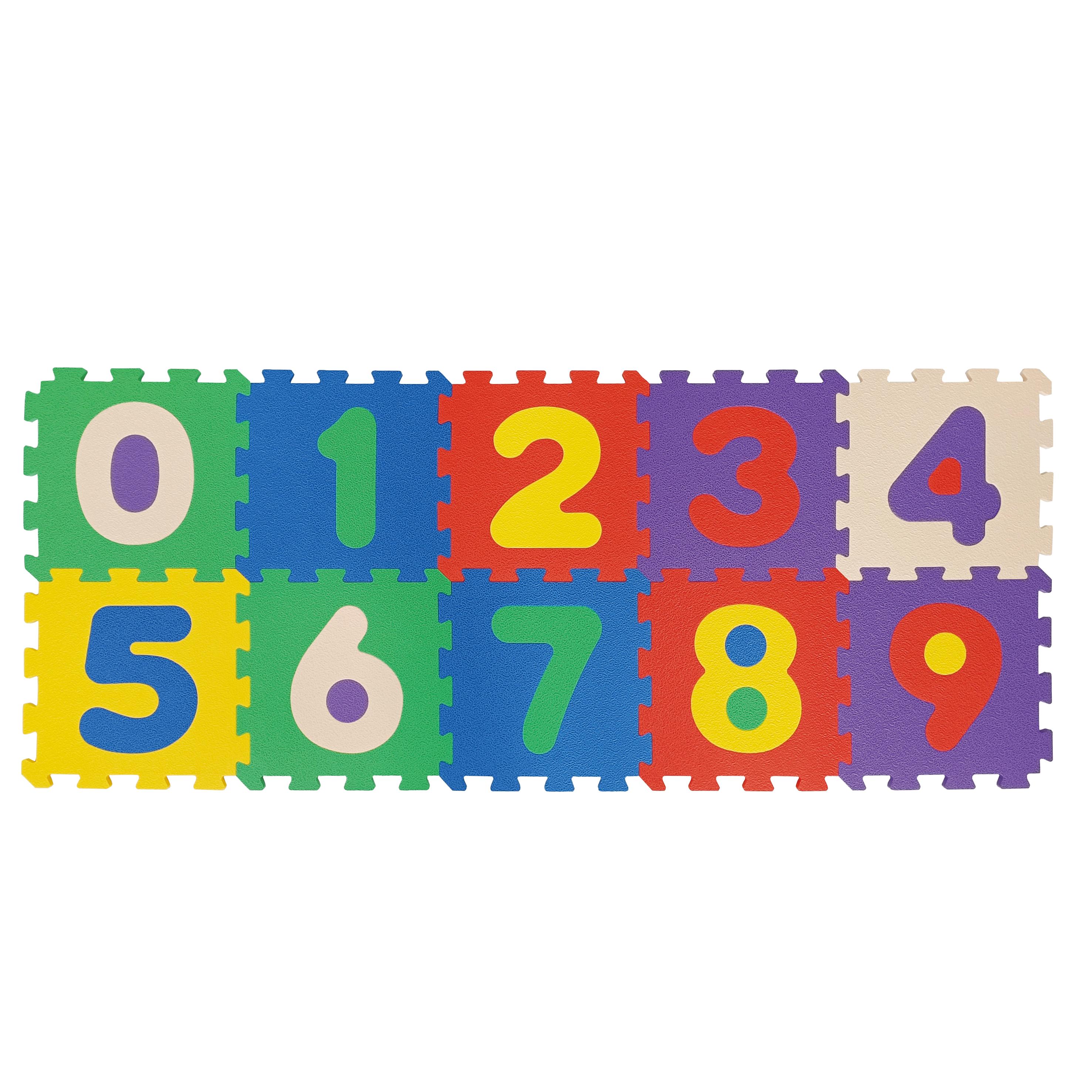 Voir la diapositive 2 : ONE TWO FUN Mon tapis de jeu en mousse numéroté