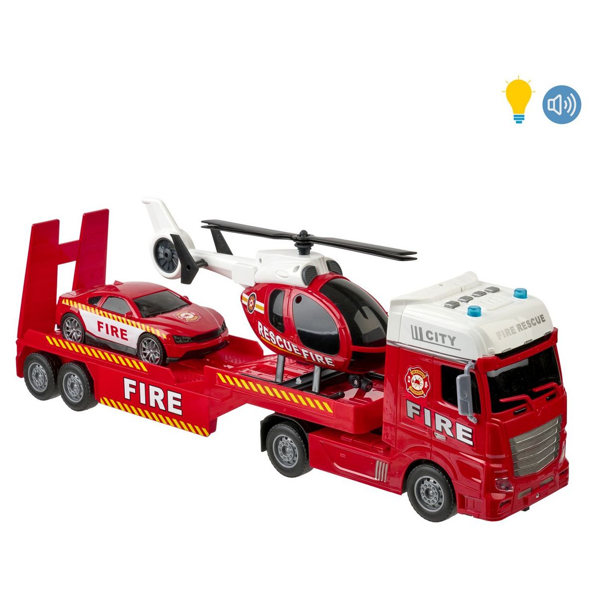 ONE TWO FUN Set de 3 véhicules