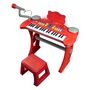 Voir la diapositive 2 : ONE TWO FUN Clavier et son micro rouge