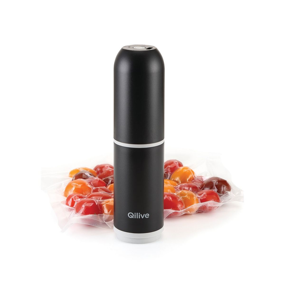 QILIVE Lot de 10 sachets sous vide à valve - Transparent