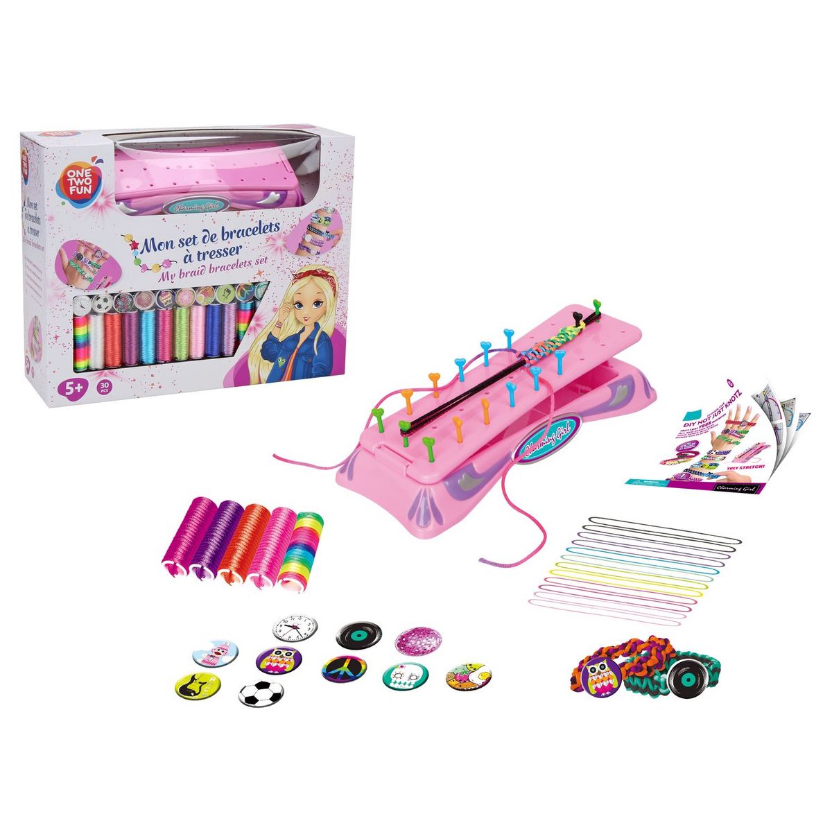 ONE TWO FUN Mon set de Bracelets tressés