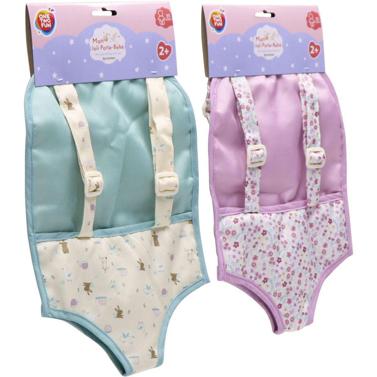 ONE TWO FUN Porte bébé pour poupon