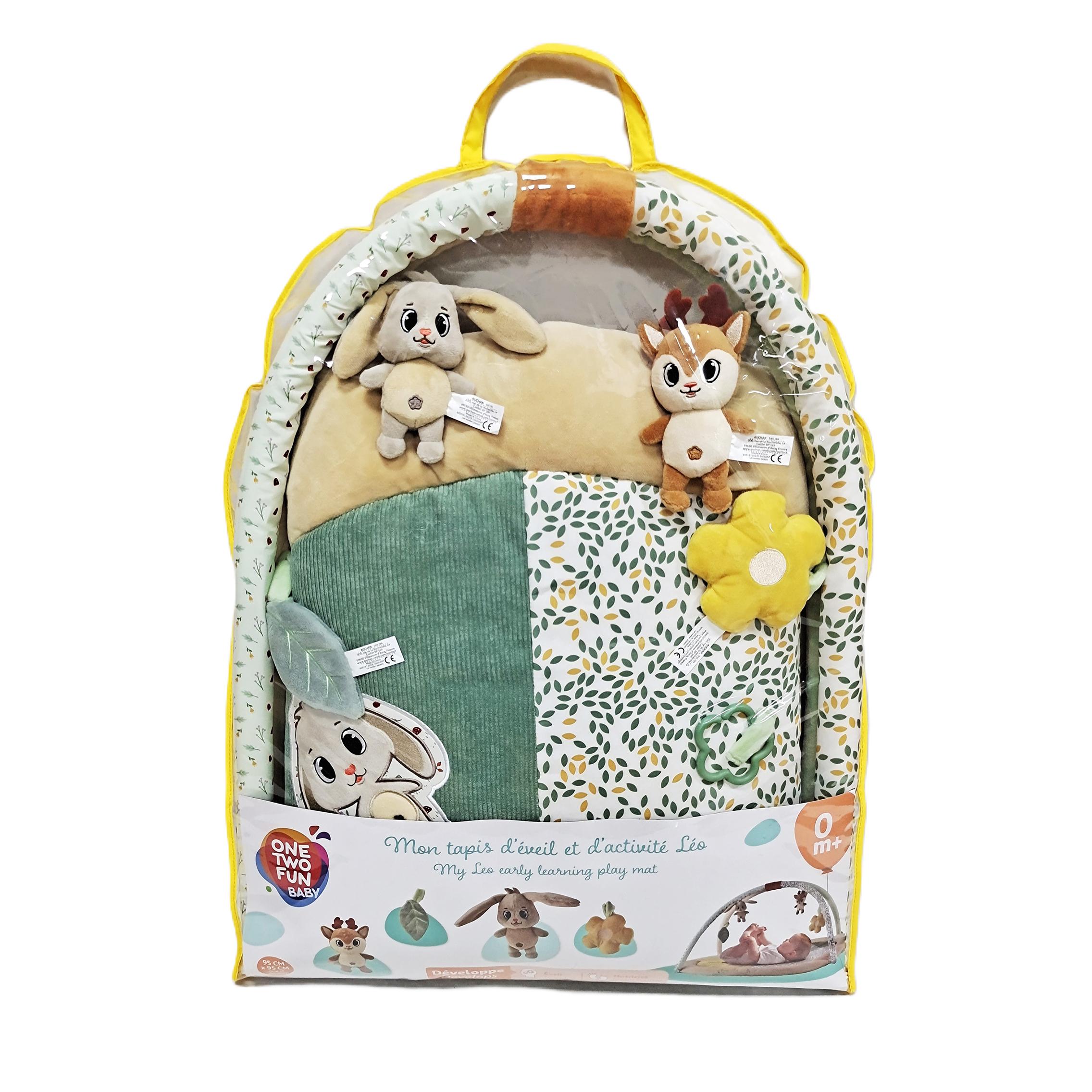 Voir la diapositive 2 : ONE TWO FUN Mon Tapis d'éveil et d'activités Léo Petit lapin