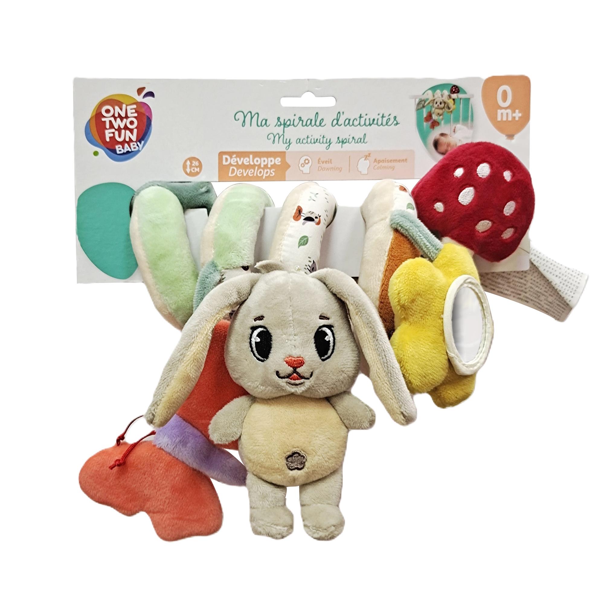 ONE TWO FUN Ma spirale d'activités Lapin