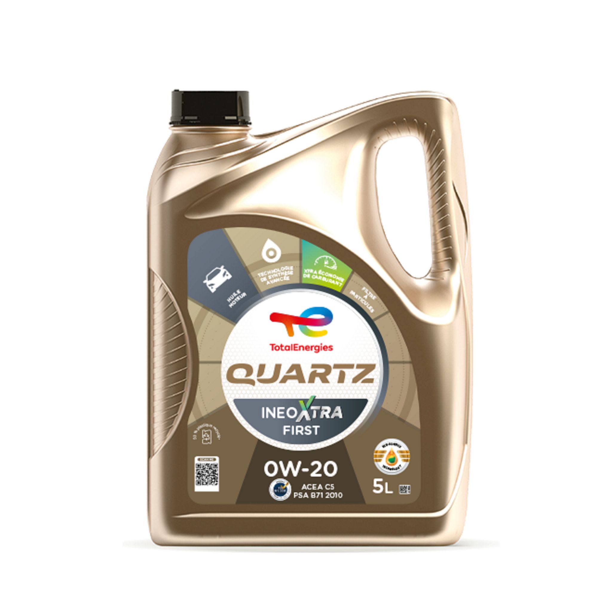 TOTAL ENERGIES Huile moteur Quartz inéo Xtra 0W20 extra first - 5 litres