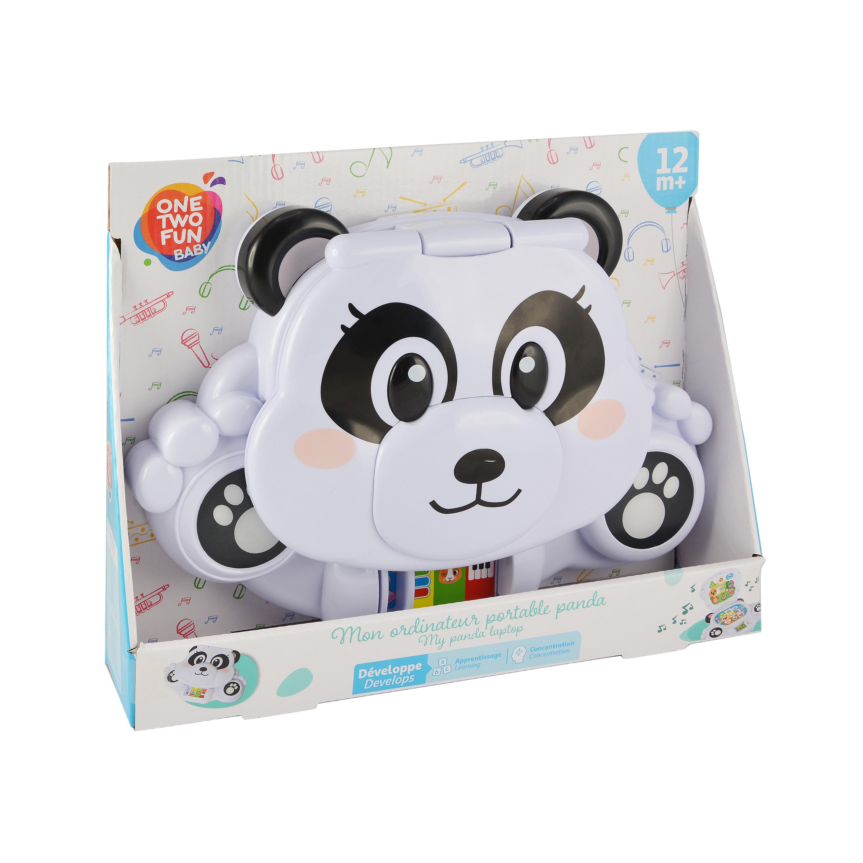 ONE TWO FUN Mon ordinateur portable Panda