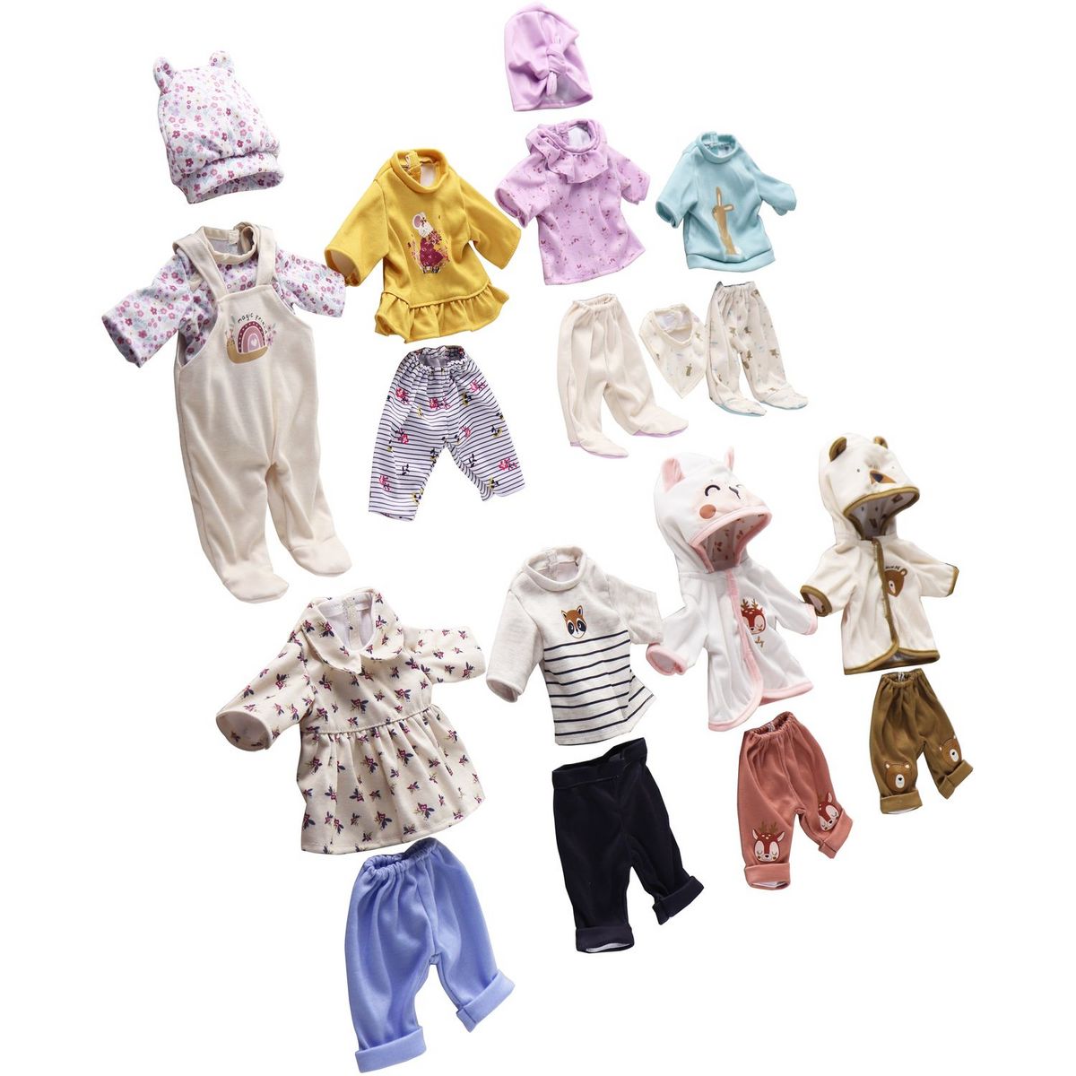 ONE TWO FUN Tenue pour poupée 35 cm