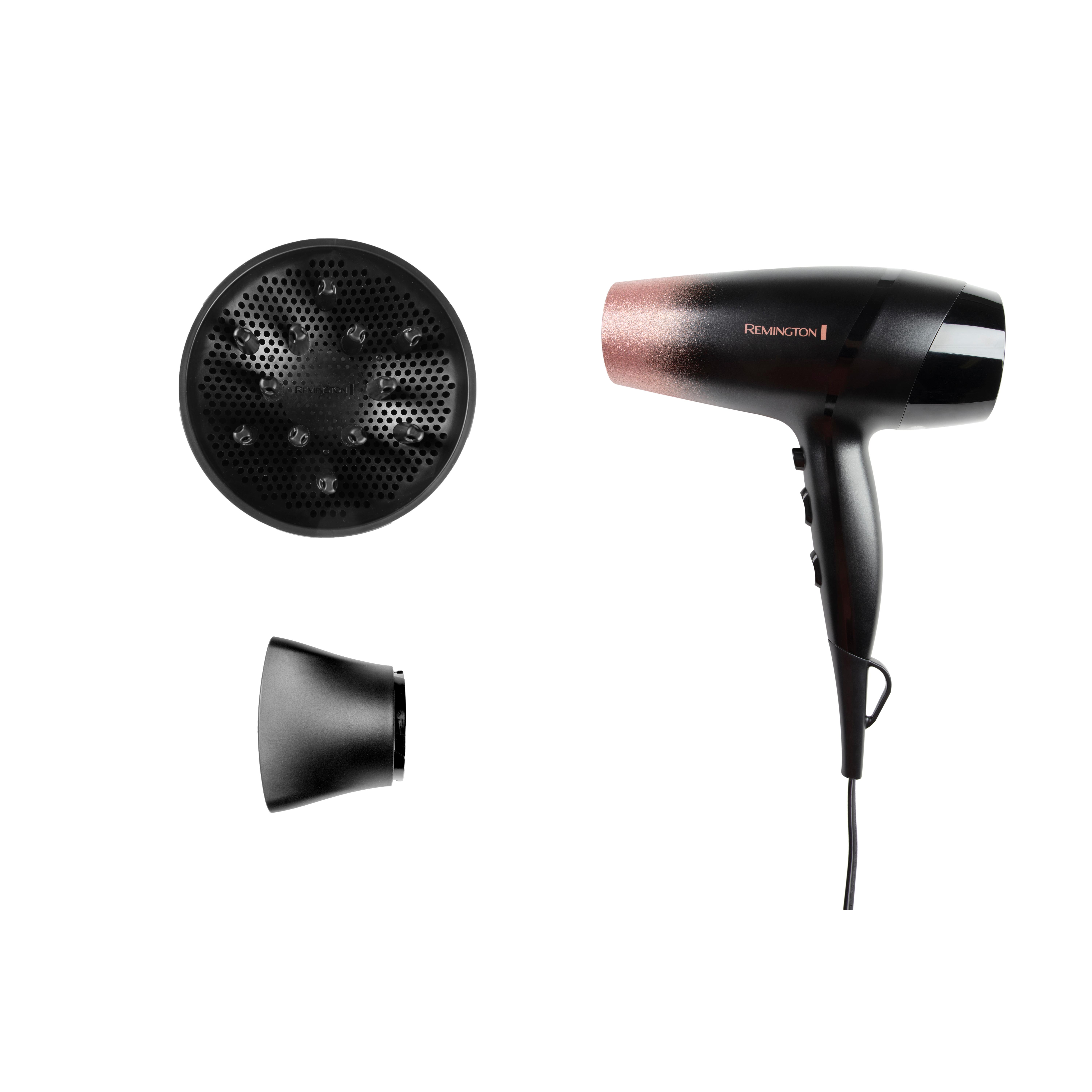 Voir la diapositive 3 : REMINGTON Sèche cheveux D5305 - Noir