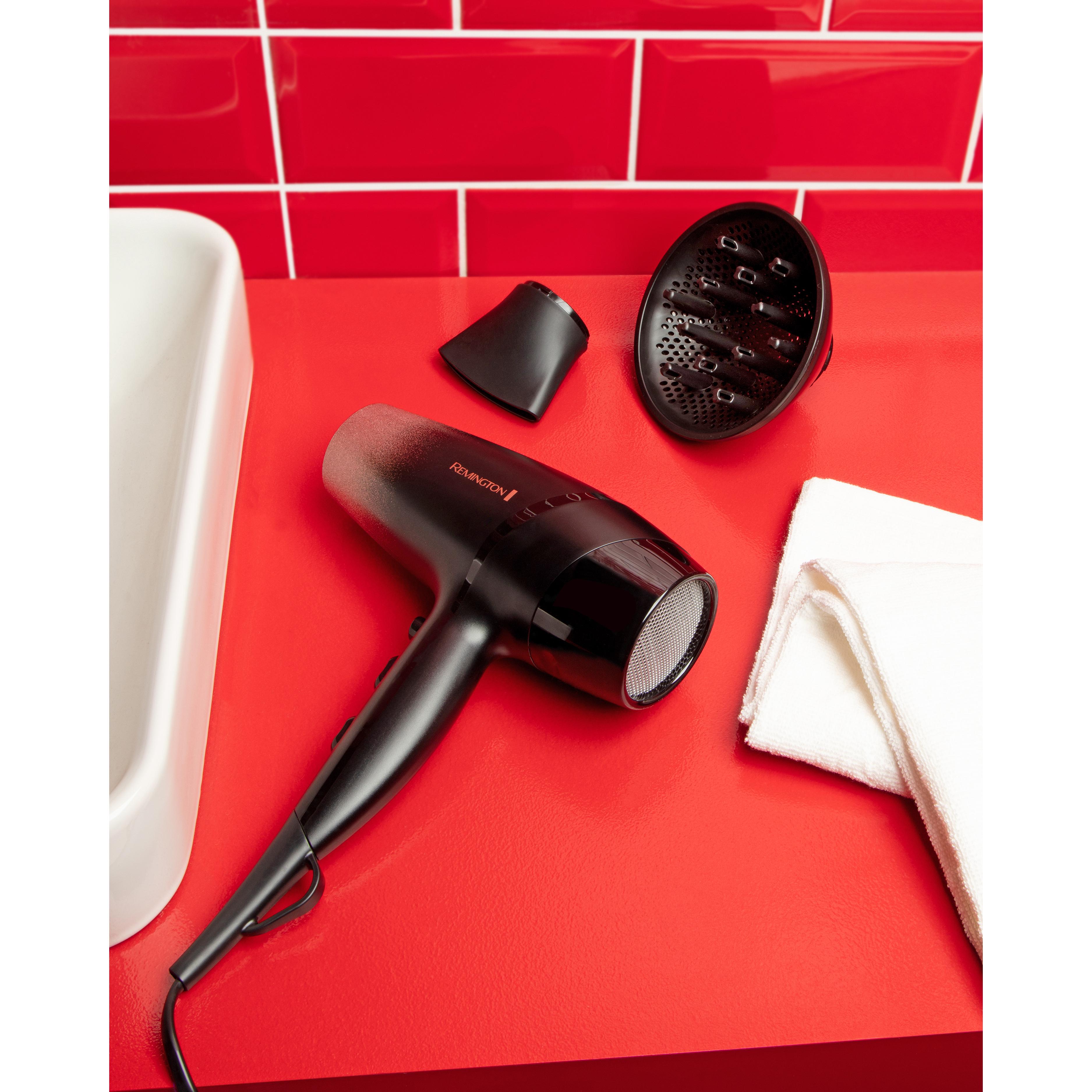 Voir la diapositive 4 : REMINGTON Sèche cheveux D5305 - Noir