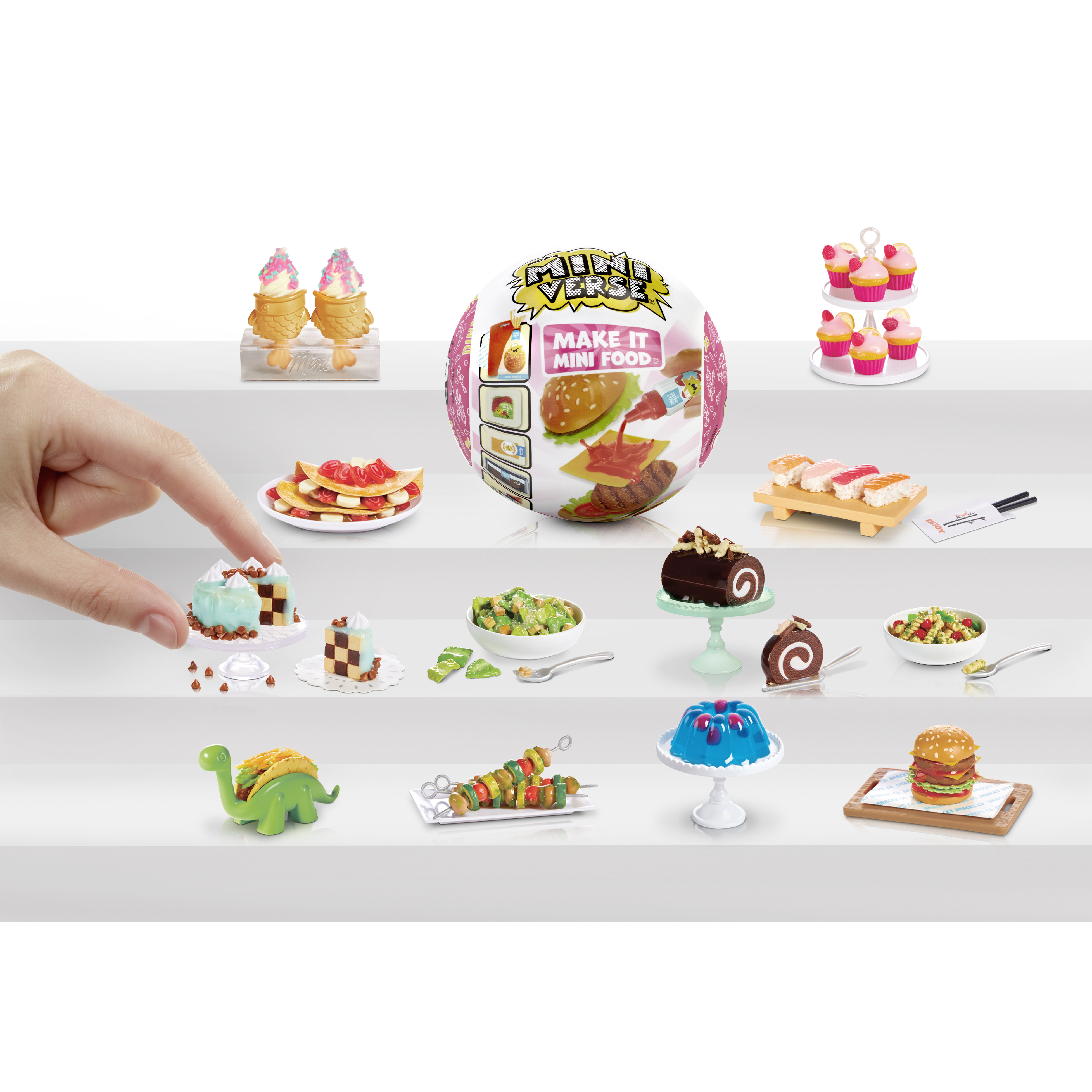 Voir la diapositive 2 : MGA Figurine Miniverse Mini Aliments