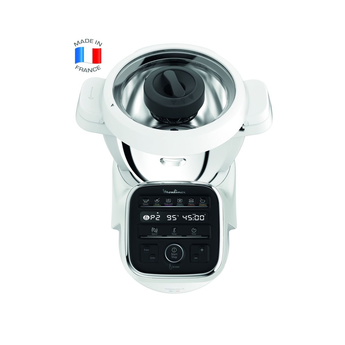 MOULINEX Robot cuiseur multifonction Companion XL HF80DB10 - Blanc