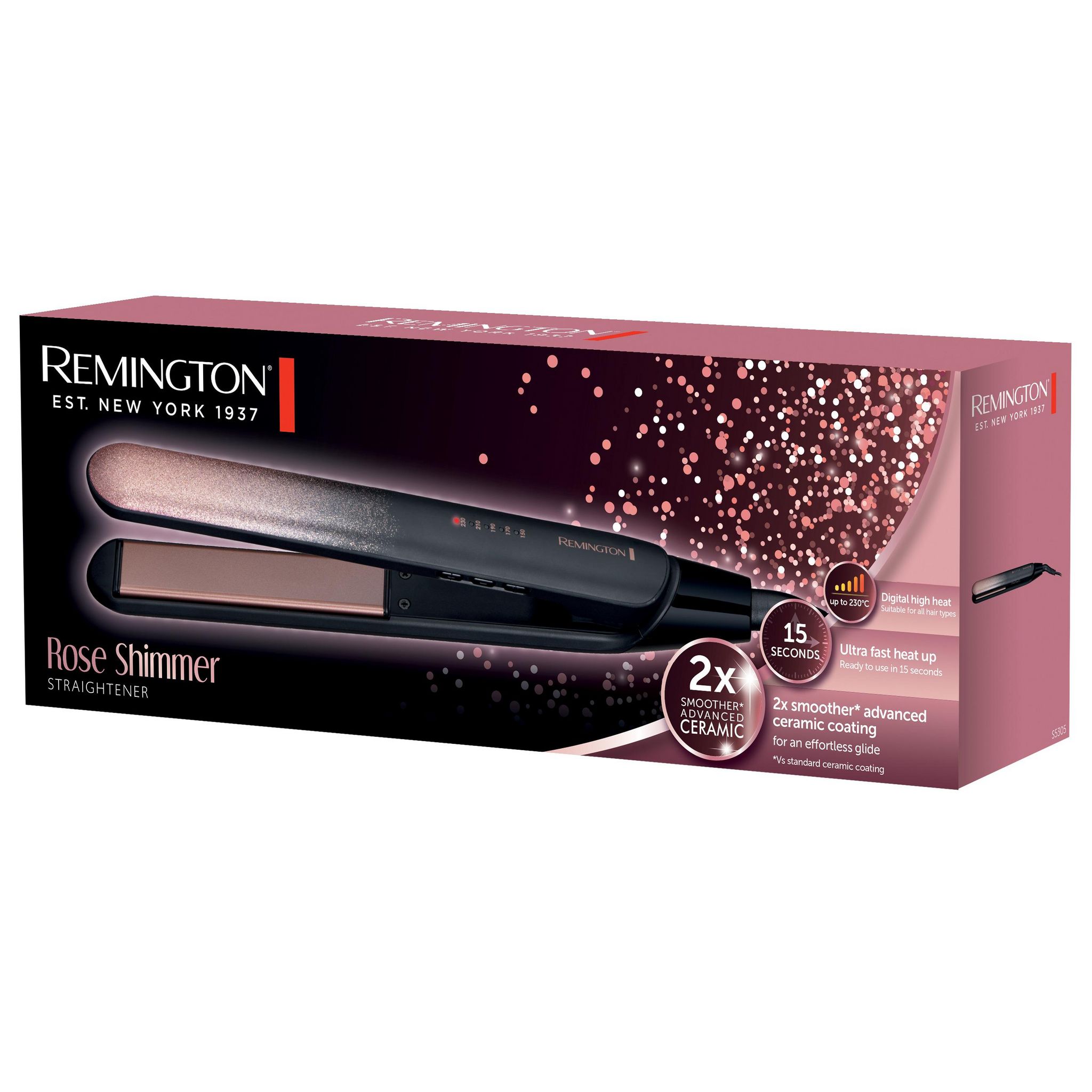 Voir la diapositive 2 : REMINGTON Lisseur S5305 - Noir