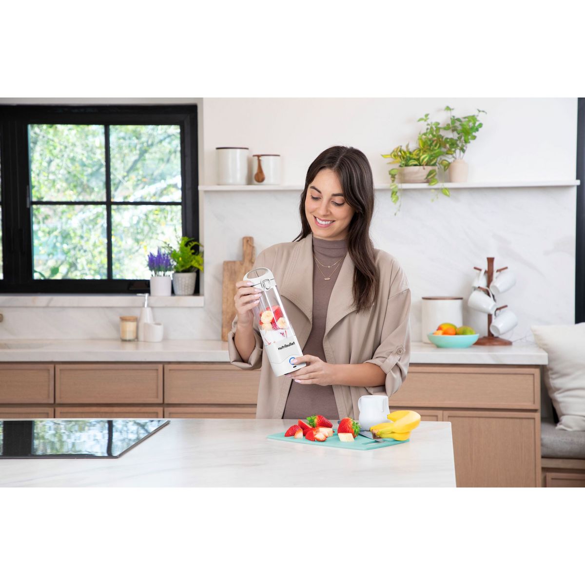 NUTRIBULLET Blender nomade NBP003W - Blanc