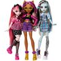 Voir la diapositive 2 : MATTEL Coffret mes 3 poupées Monster High