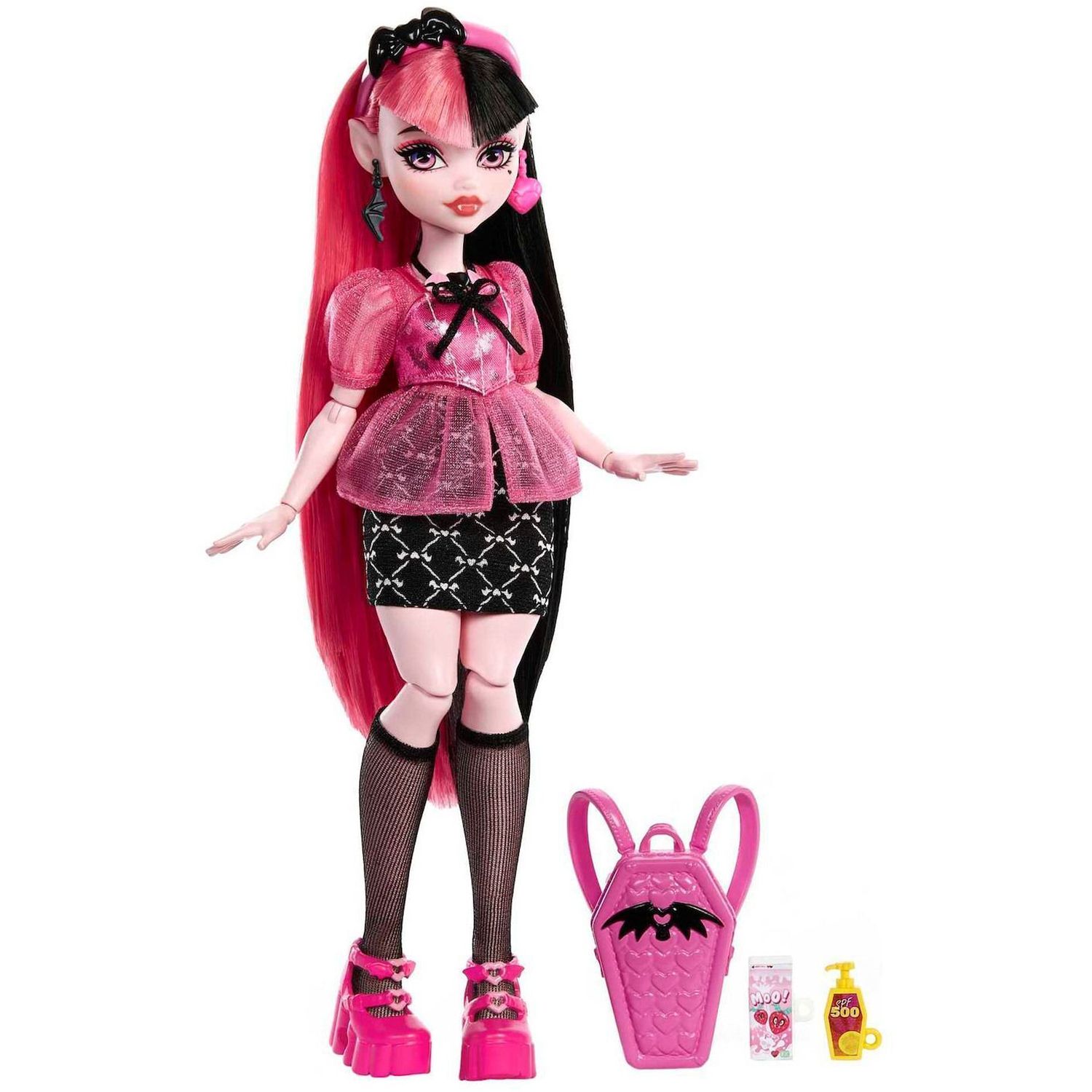 Voir la diapositive 4 : MATTEL Coffret mes 3 poupées Monster High