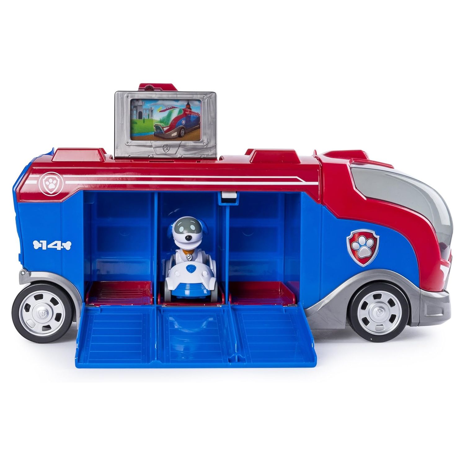Voir la diapositive 3 : SPIN MASTER Véhicule Mission Cruiser 3 Racers Pup Squad Robot Chien - Pat Patrouille