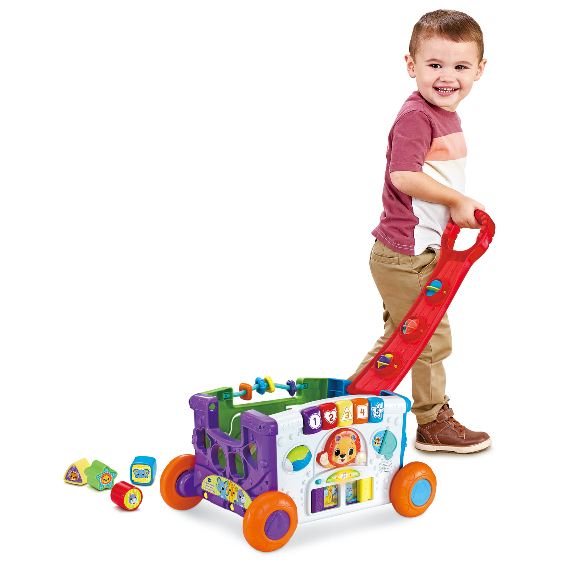 Voir la diapositive 7 : VTECH Super chariot interactif multi-activités