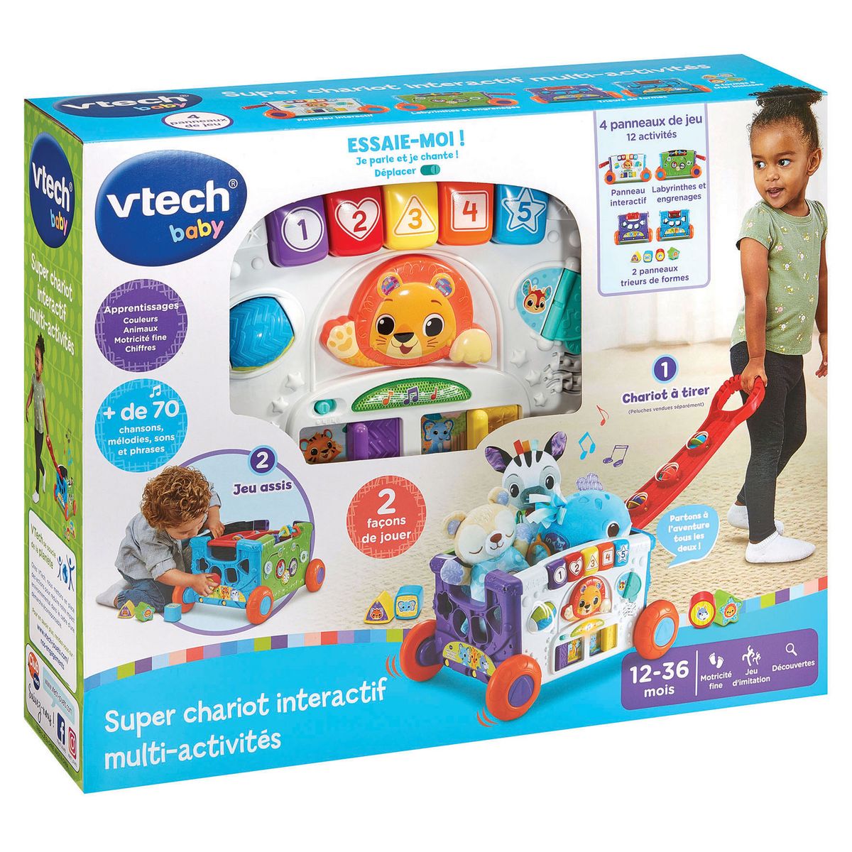 VTECH Super chariot interactif multi-activités