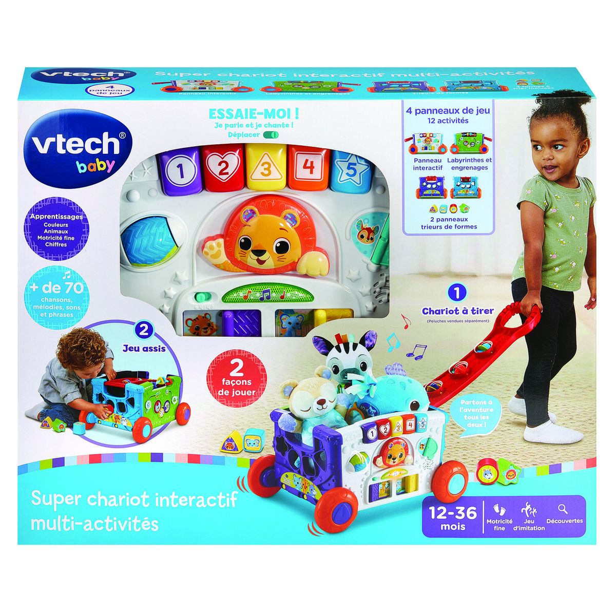 VTECH Super chariot interactif multi-activités