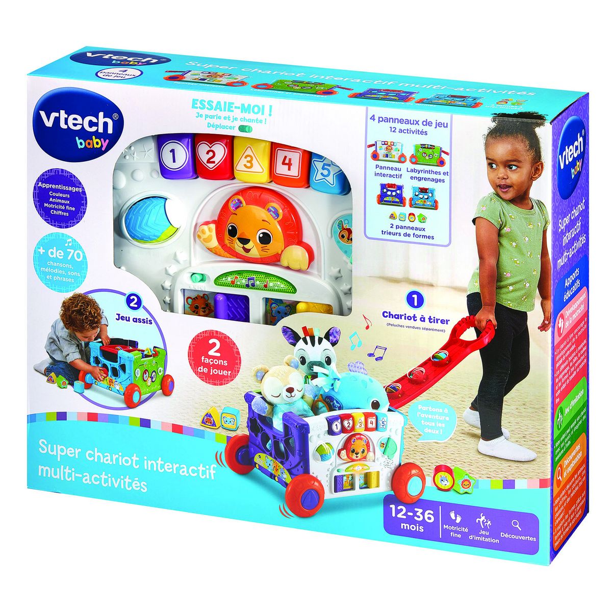 VTECH Super chariot interactif multi-activités