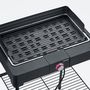 Voir la diapositive 2 : SEVERIN Barbecue électrique sur pieds PG8568 - Noir