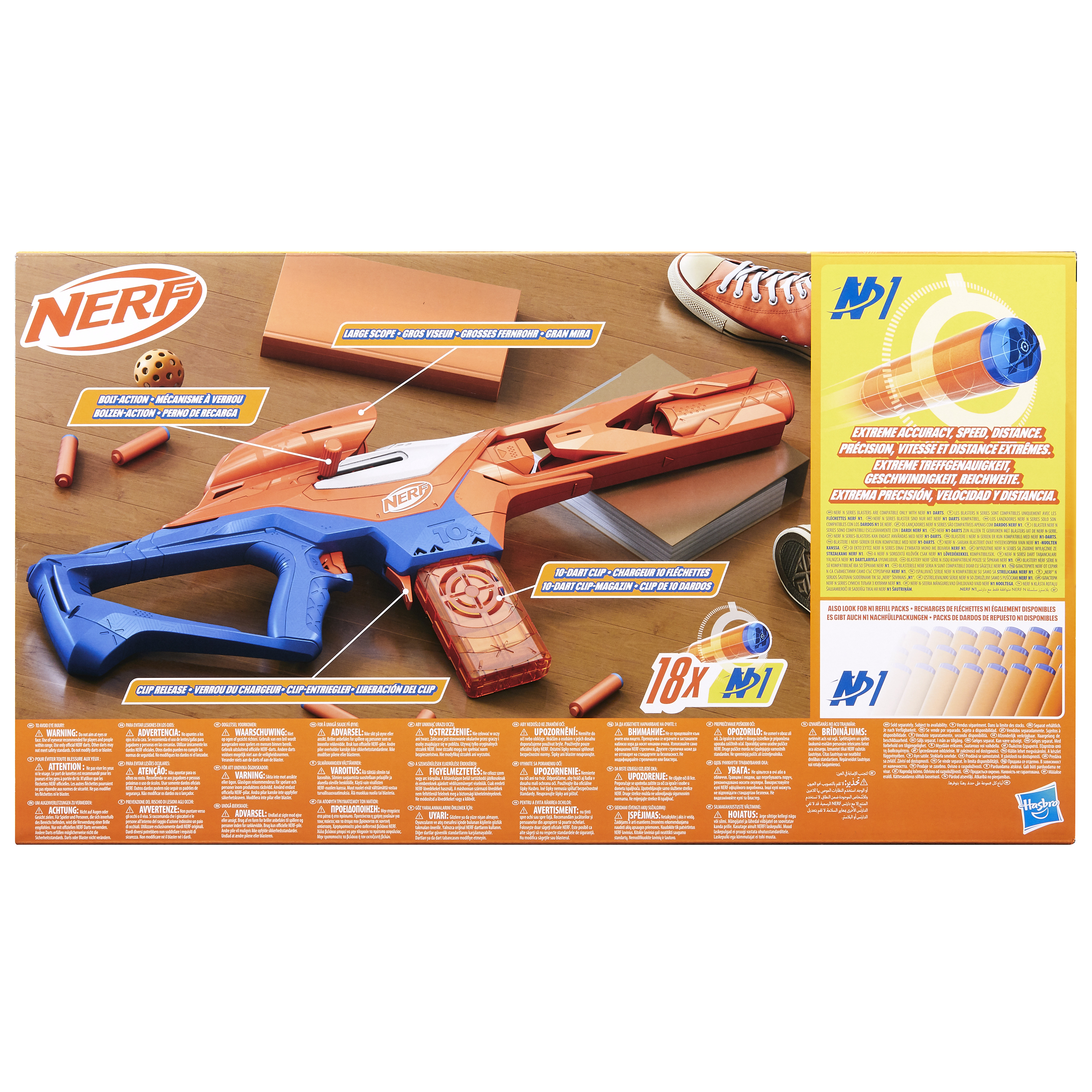 Voir la diapositive 2 : HASBRO Blaster Nerf N Series Pinpoint