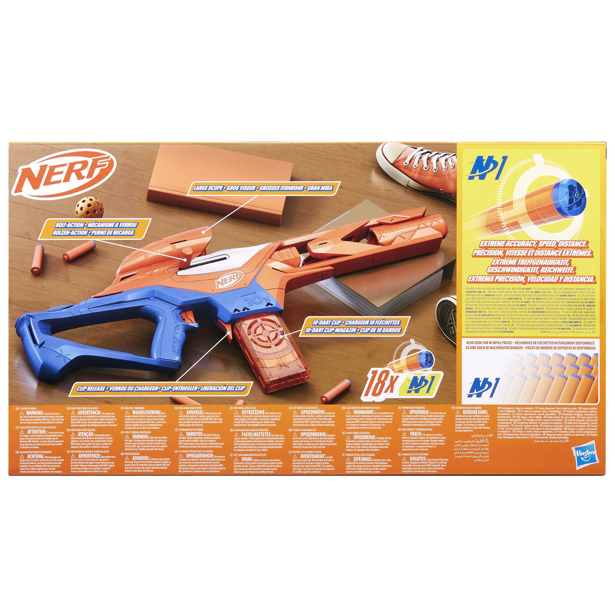 Voir la diapositive 2 : HASBRO Blaster Nerf N Series Pinpoint