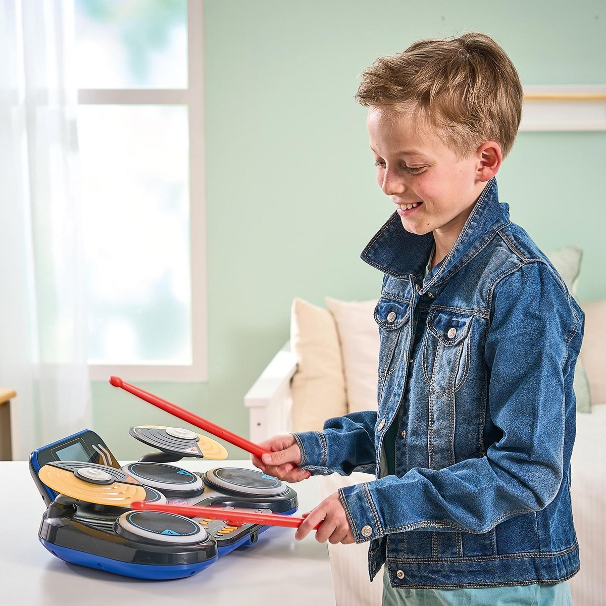 VTECH Kidi DJ Drums, Batterie Electronique Enfant