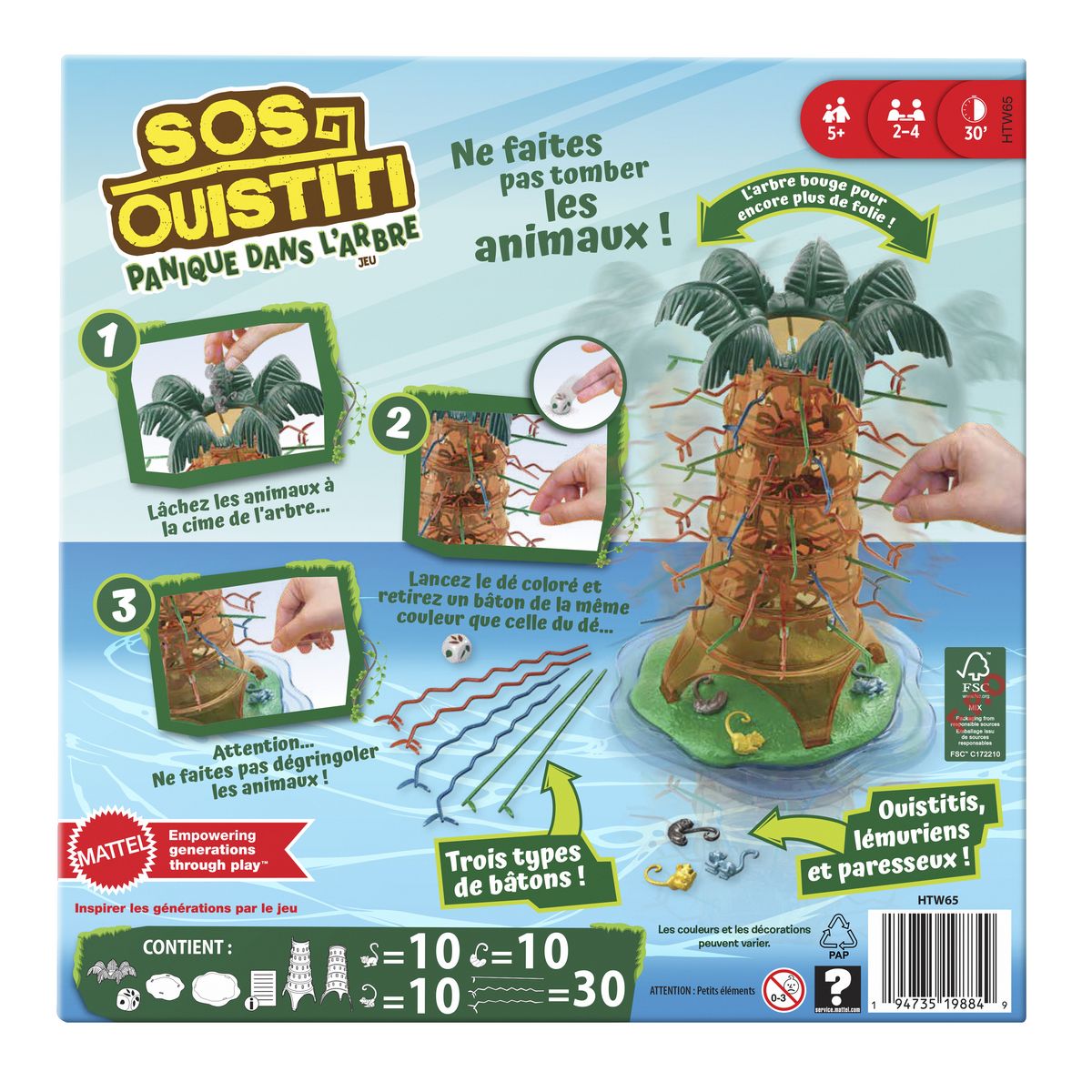 MATTEL Jeu Oustiti 25 ans