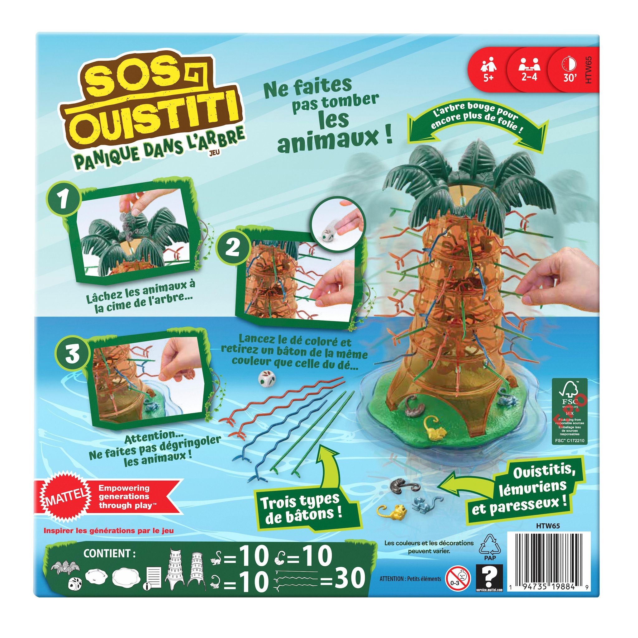 Voir la diapositive 5 : MATTEL Jeu Ouistiti édition 25 ans