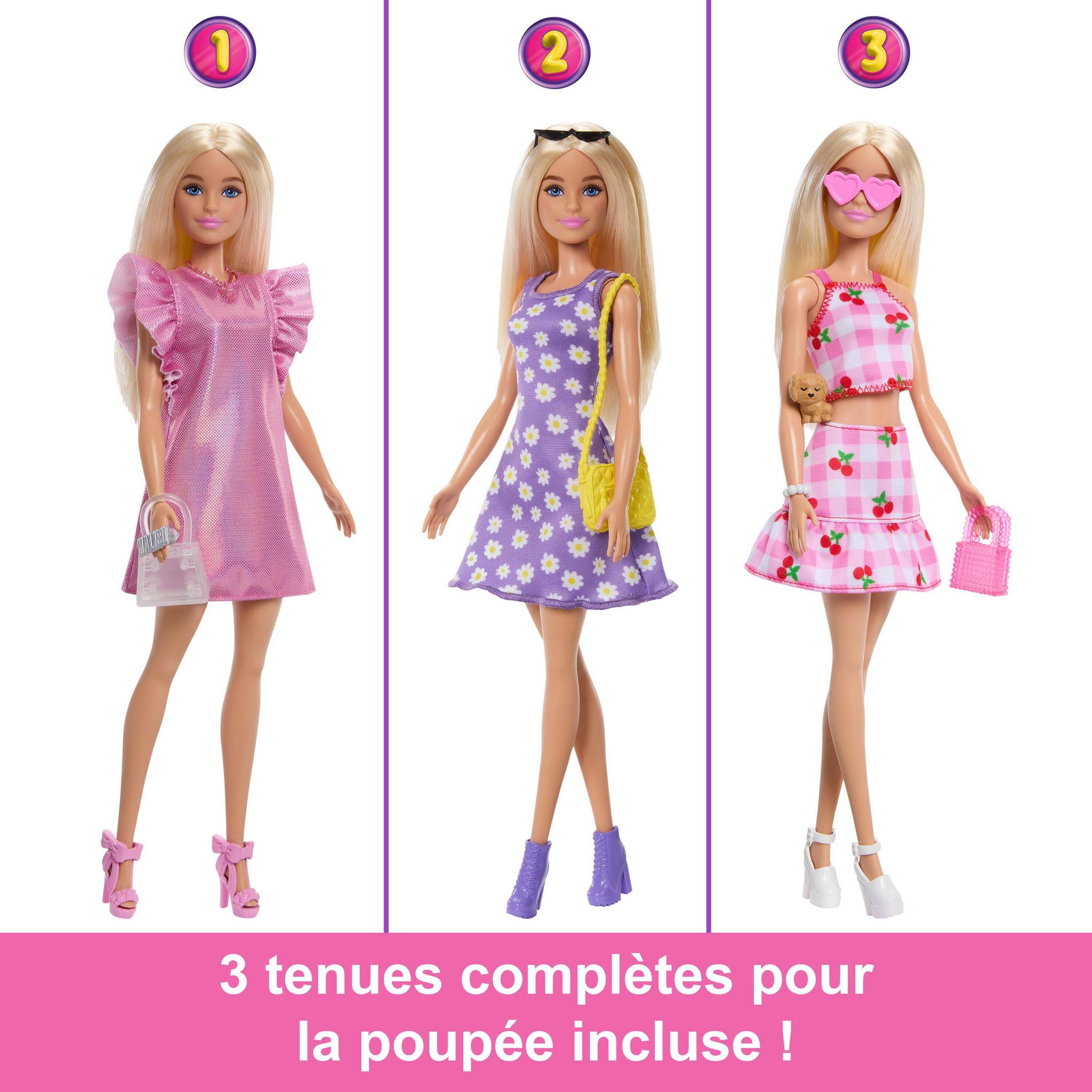 Voir la diapositive 6 : MATTEL Dressing de rêve Barbie et accessoires