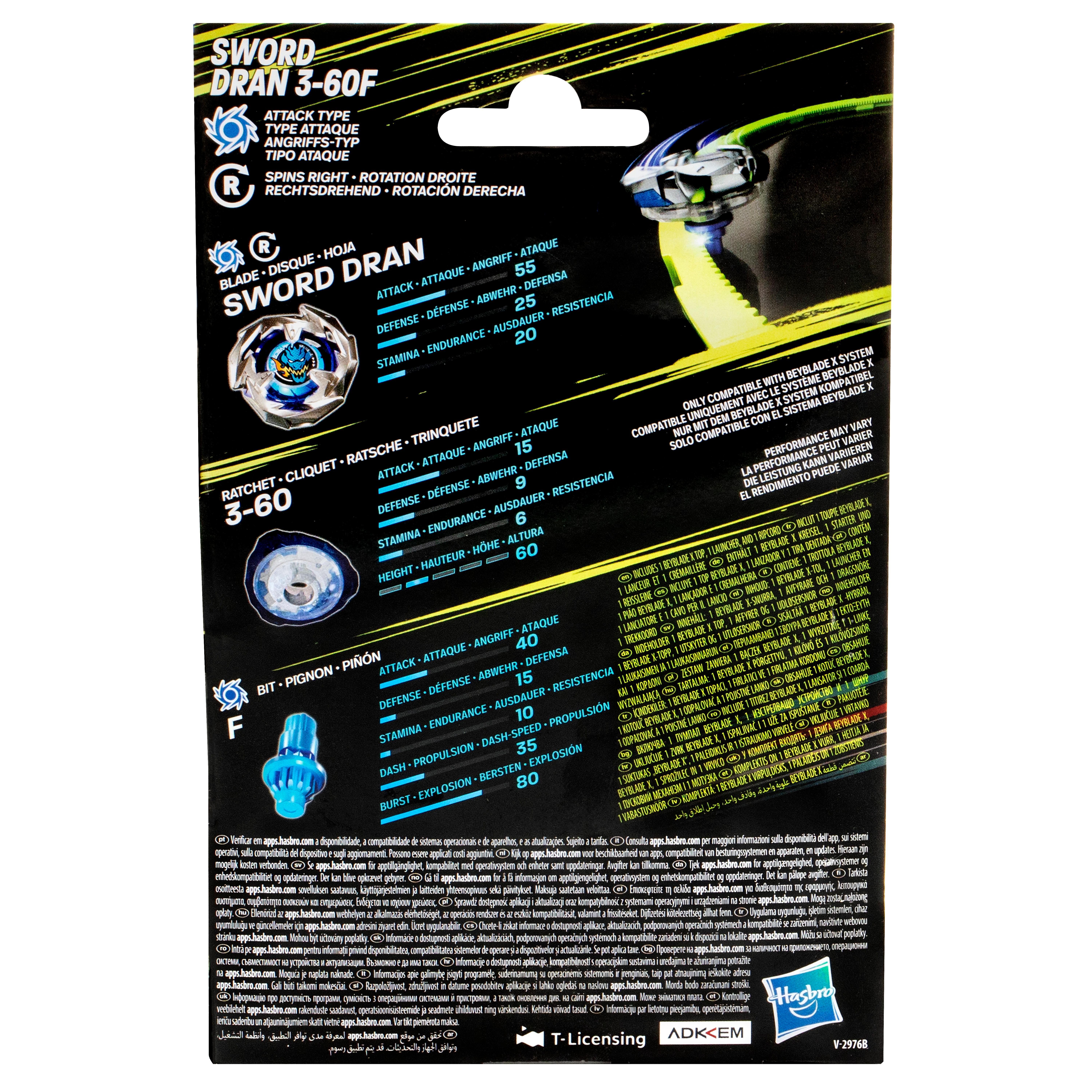Voir la diapositive 4 : HASBRO Pack Toupie Beyblade X