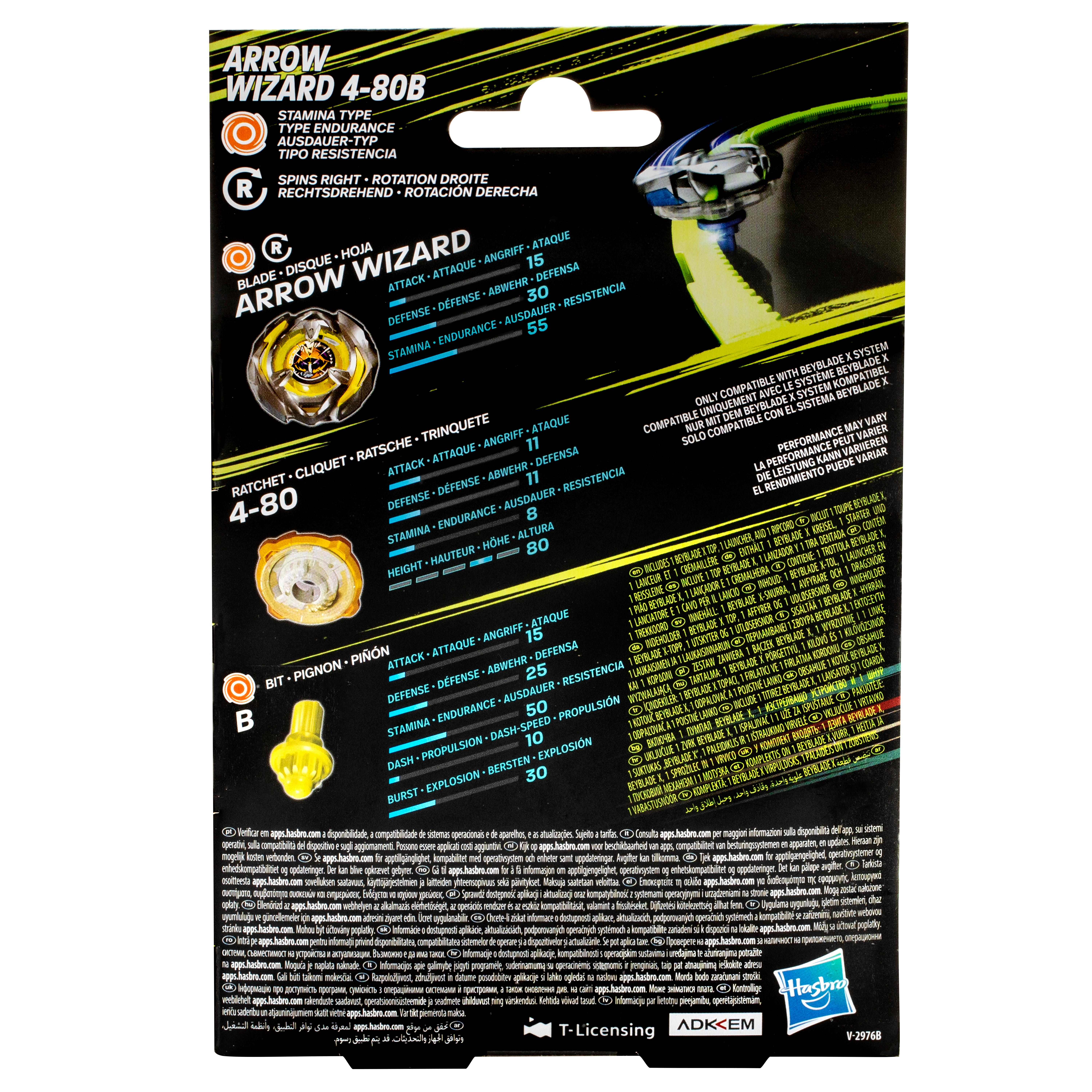Voir la diapositive 5 : HASBRO Pack Toupie Beyblade X