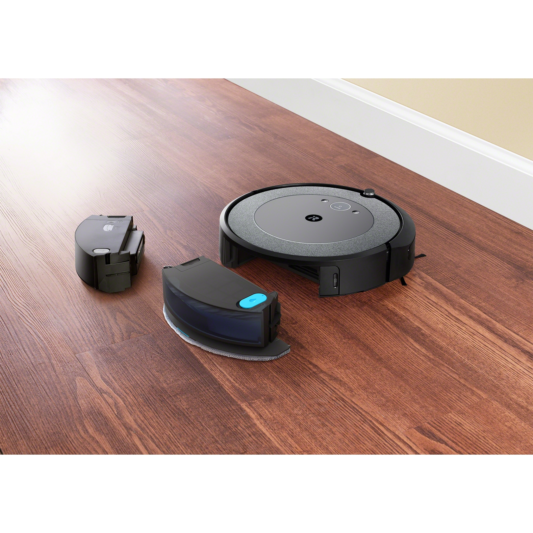 Voir la diapositive 3 : IROBOT Aspirateur robot laveur ROOMBA I5578 - Noir
