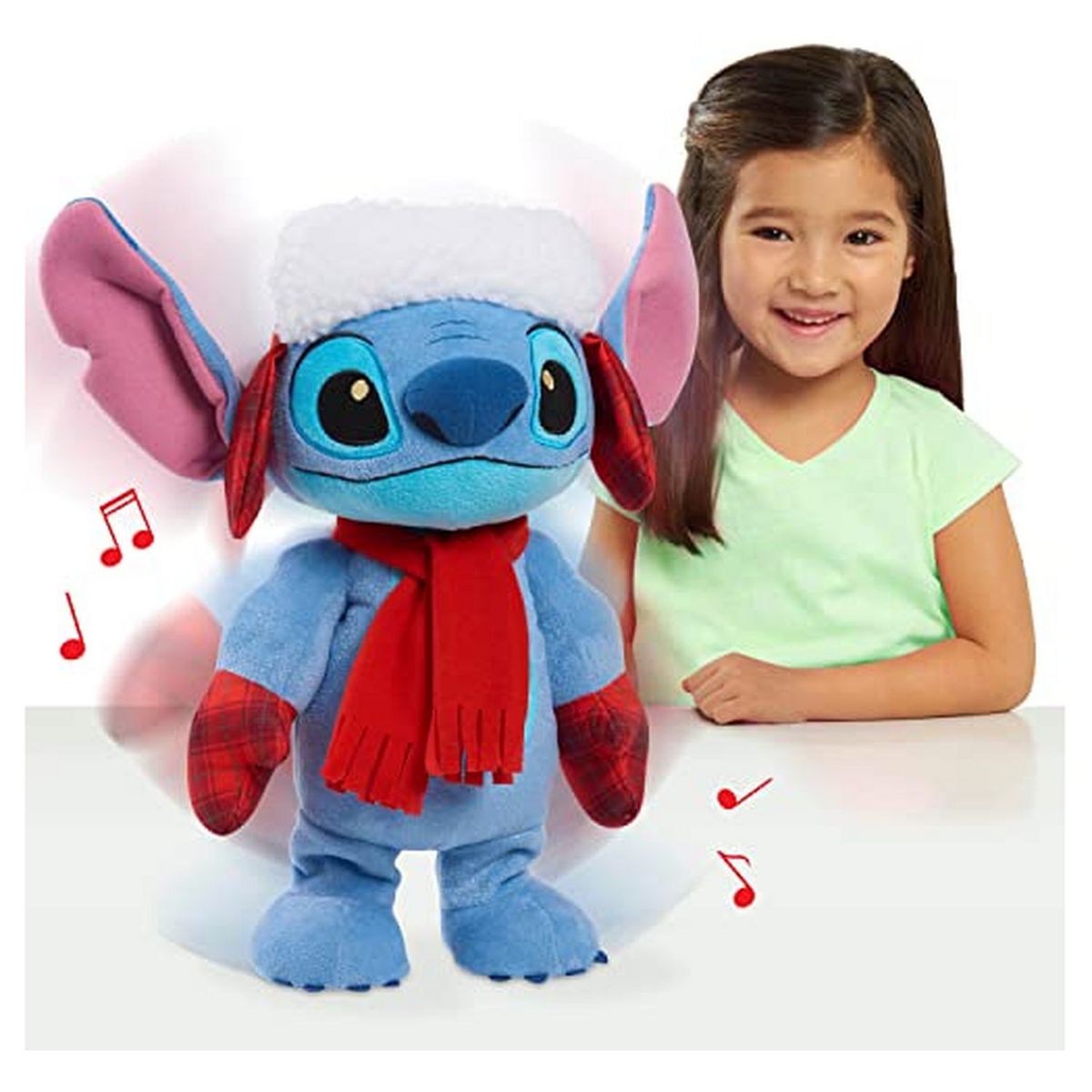 Peluche Stitch Noel qui danse - 14.5 pouces