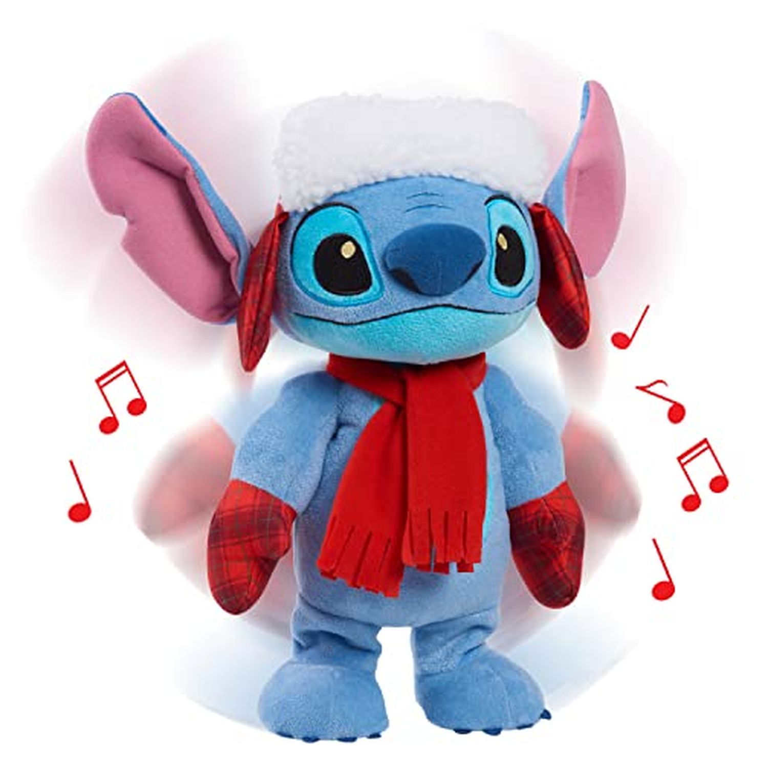 Voir la diapositive 3 : Peluche Stitch Noel qui danse - 14.5 pouces