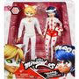 Voir la diapositive 1 : BANDAI Pack Mariage Miraculous Lady Bug et Chat Noir